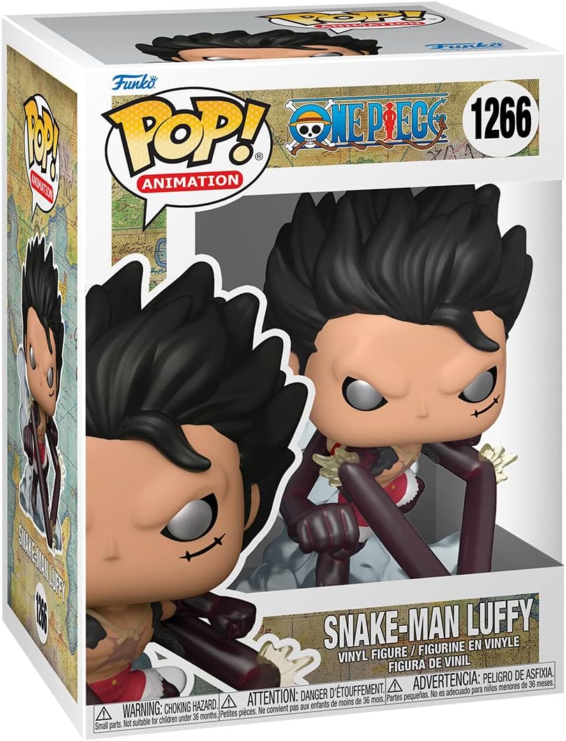 Funko POP Luffy Gear 4 Snakeman Metálico - One Piece