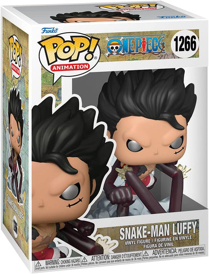 Funko POP Luffy Gear 4 Snakeman Metálico - One Piece