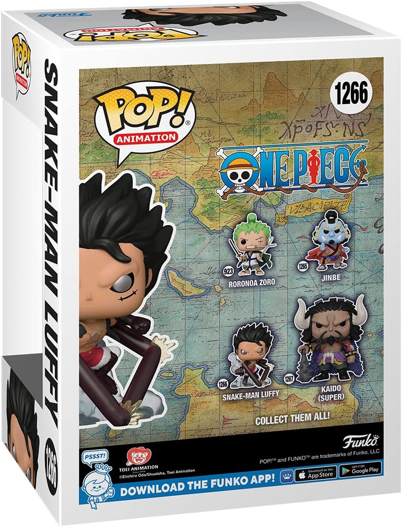 Funko POP Luffy Gear 4 Snakeman Metálico - One Piece